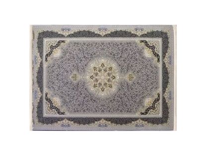 تصویر فرش پاتریس طرح ایتالیا رنگ طوسی تیره 1200 شانه